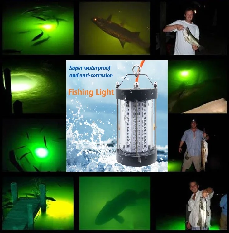 
IP68 waterproof high power 500w underwater led fishing lure light fish light led deep drop 