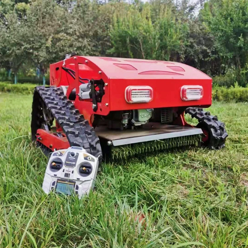 China Wholesale Agricultural Robot Lawn Mower Remote Control Grass Cutter