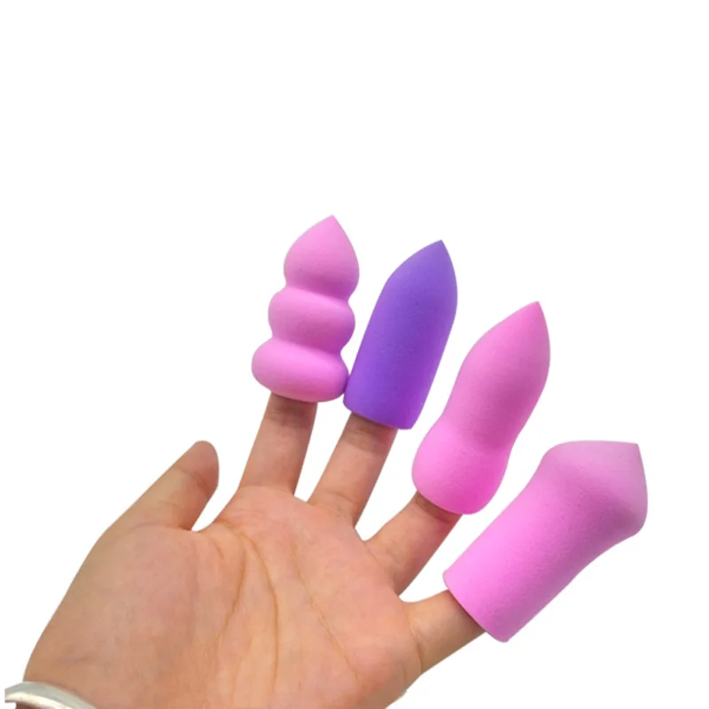New Cosmetic finger bullet sponges dauber makeup sponges