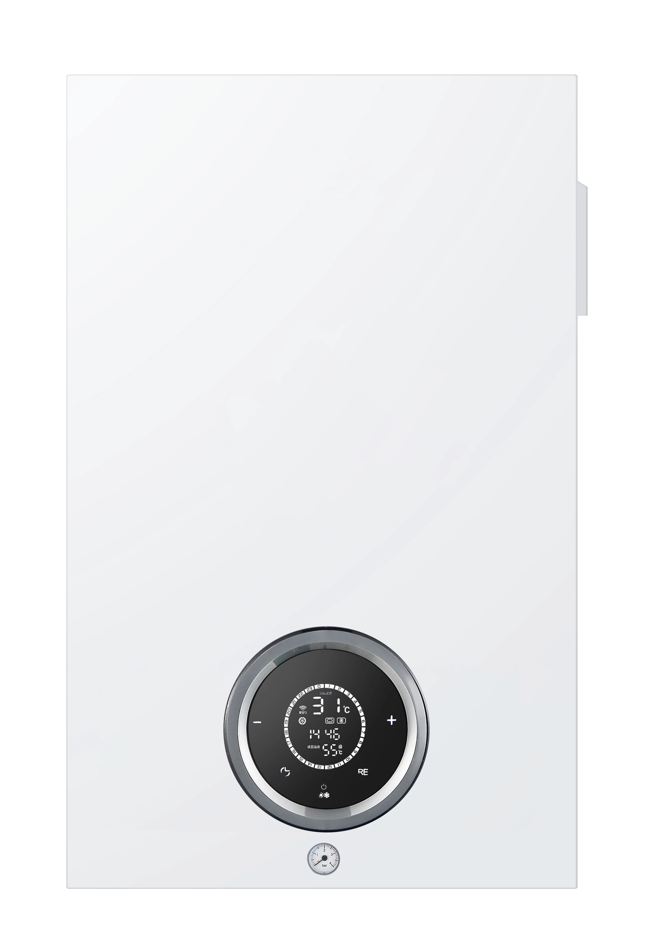 wall hung boiler 24kw induction ground source heat pump multifunctional bathroom direct electric boiler for floor heating