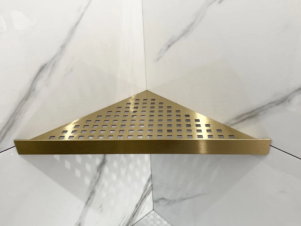 Ningbo Beautrim Stainless steel bathroom and  kitchen shelves placed in the corner of the wall hold  toiletries