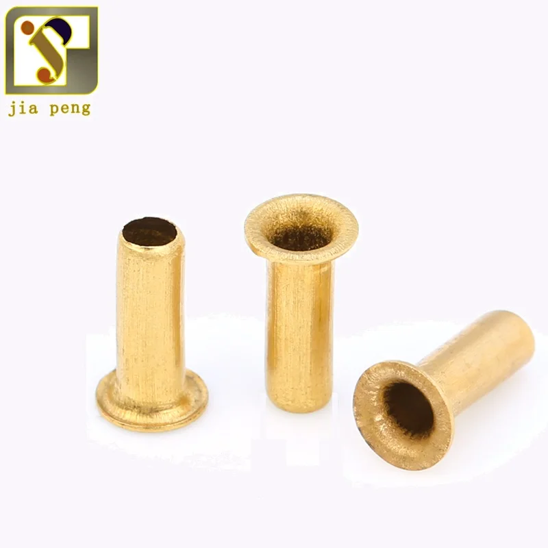 Factory Supply Wholesale Brass Grommets Brand New Copper Hollow Stud Small Size Through-Hole Eyelets