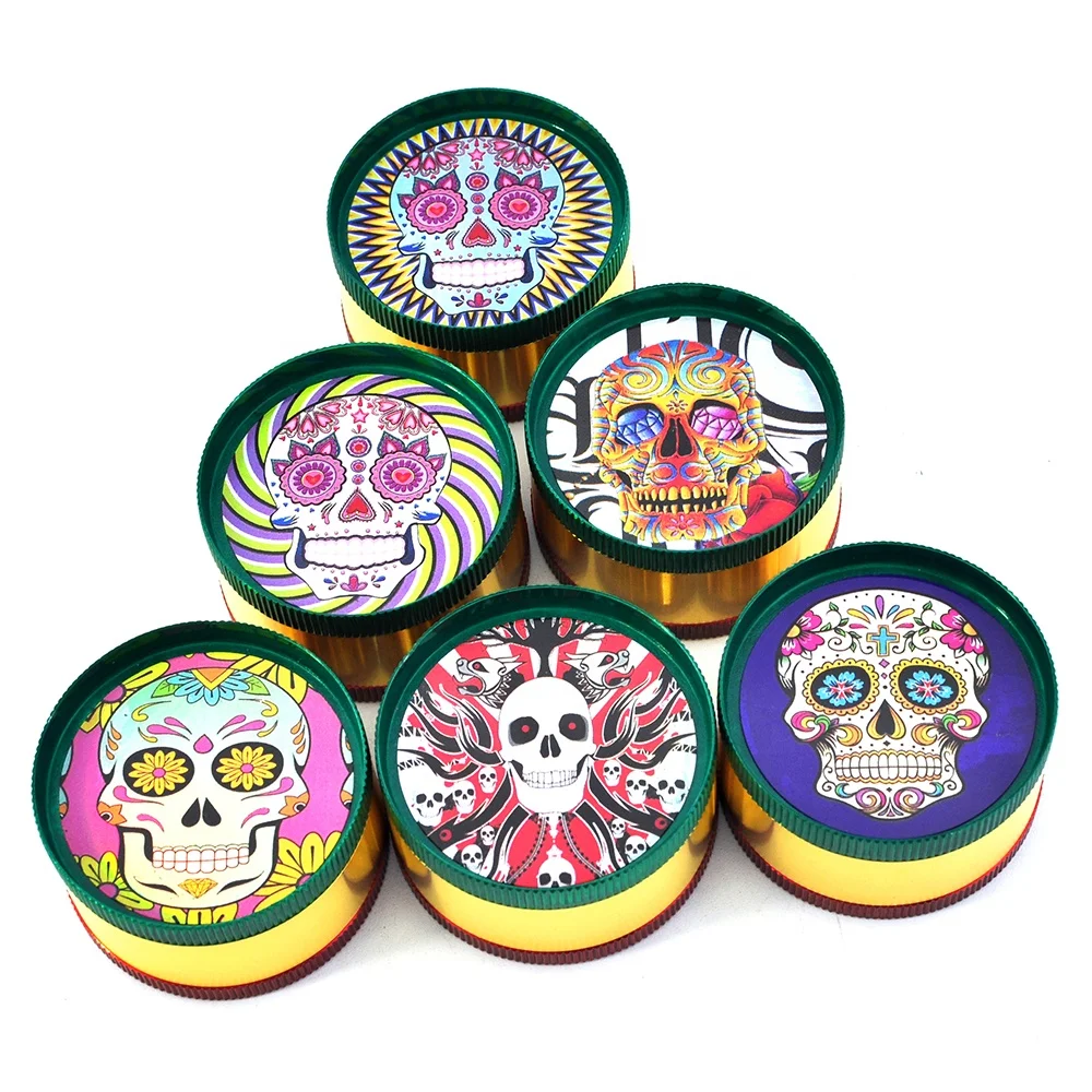 Дешевые портативные индивидуальные разноцветный 3 слоя сорняков Точильщик травы машина, шлифовальные станки сорняк табак