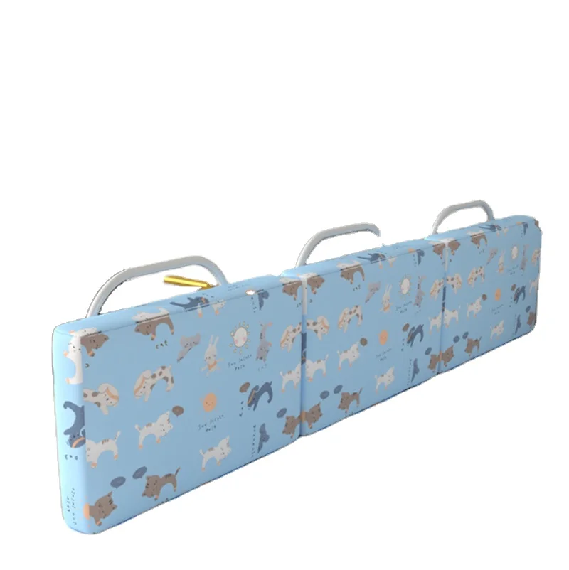 Bumper folding baby safety bed frame rails guard fence breathable babyproof crib bed railing