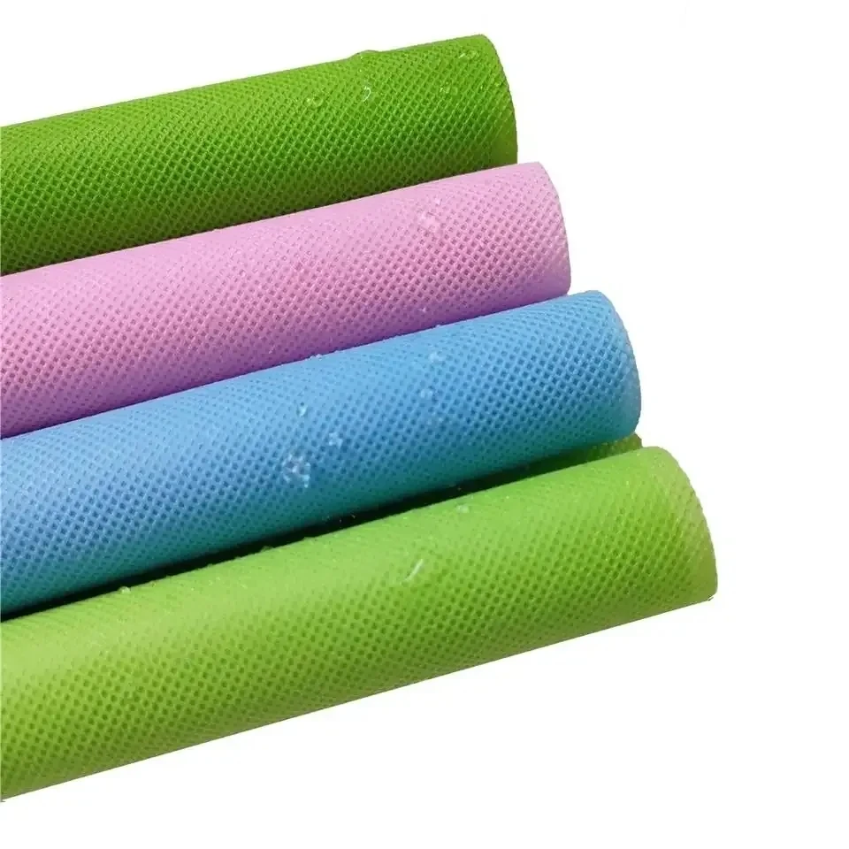 Cheap and Fine Reusable Breathable Spunbonded 100% PP Eco-friendly Non Woven Fabric Roll