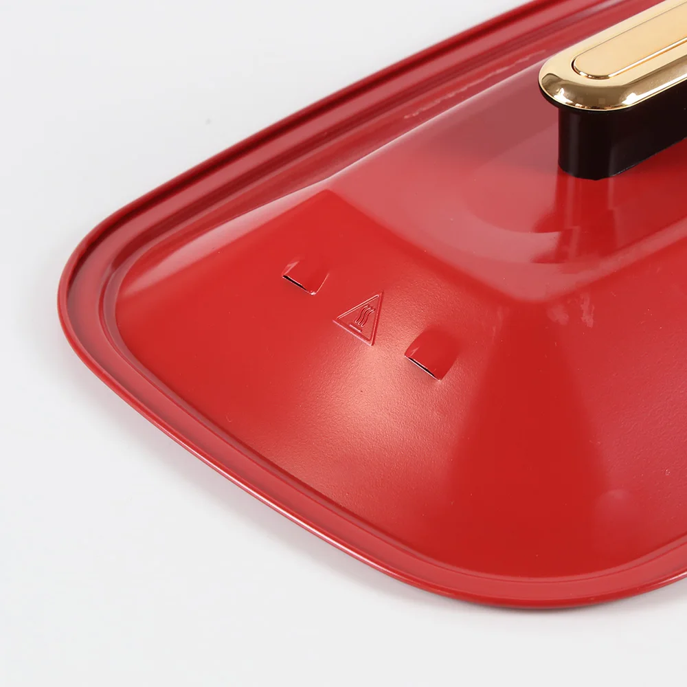 Lucky Red 5.5L Multi-functional Cooking Pot Hot Pot BBQ Grill Pot