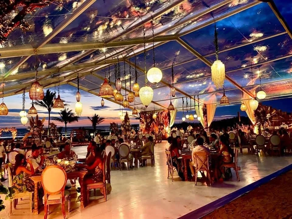 500 guests wedding banquet tent white PVC modular tent for outdoor events rental