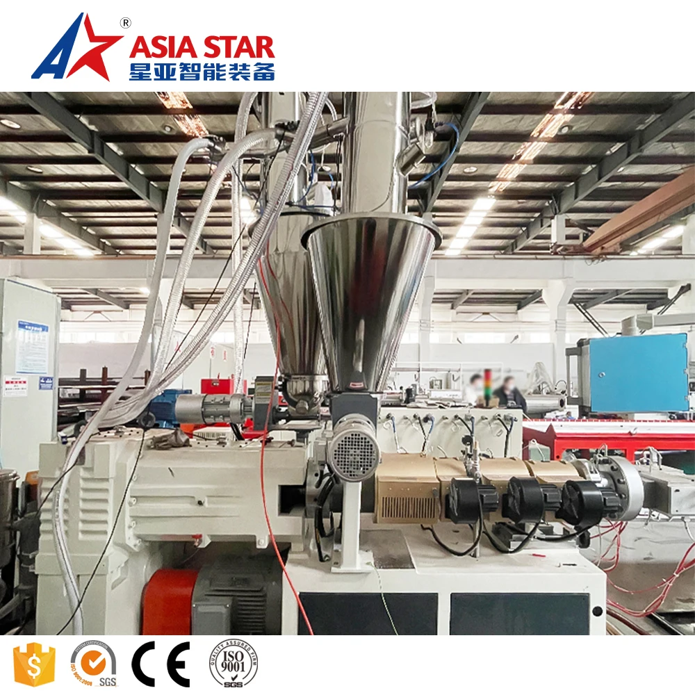 ASIA STAR PP  PVC Sheet Extrusion Line / Plastic Twin Screw Extruder Price Production line No reviews yet