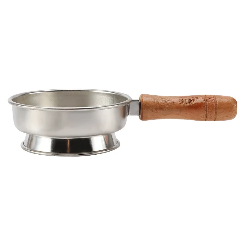 Erliao High -Quality Wooden Double-Covered Stainless Steel Metal Charcoal Holder for Hookah Wholesale Charcoal Holder