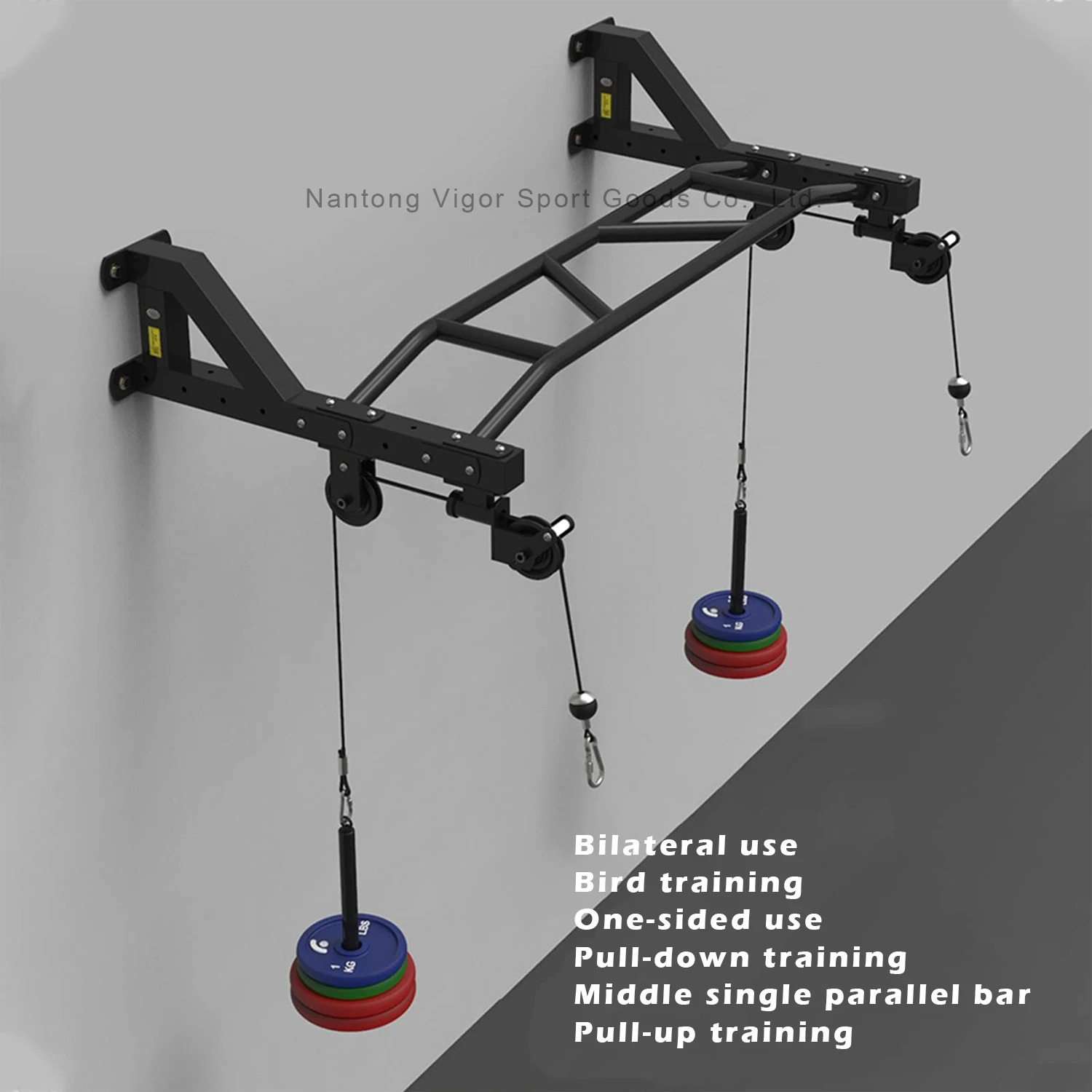 Steel Multifunction Heavy Duty Sport wall mounted Pull up bar Gym Equipment Strength Training Chin Pull Up Bar