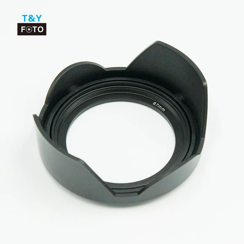 40.5-82mm metal Reversible lens hood for camera
