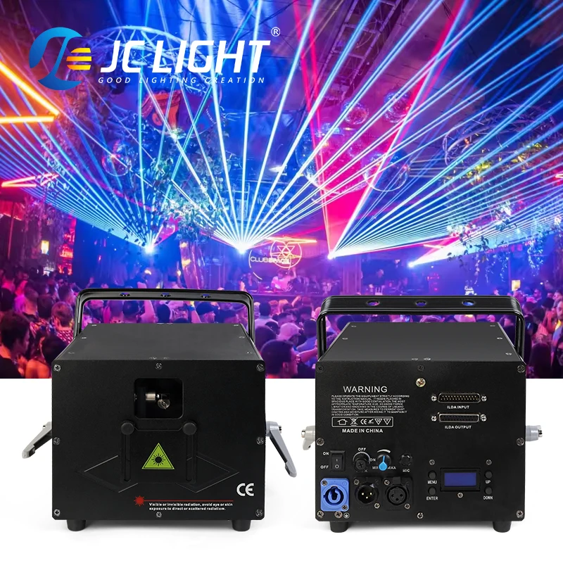 1w 3w 5w 8w 10w Laser Show ILDA 3D Animation Laser Light Projector Stage Nightclub Dj Laser Lights For Night Club