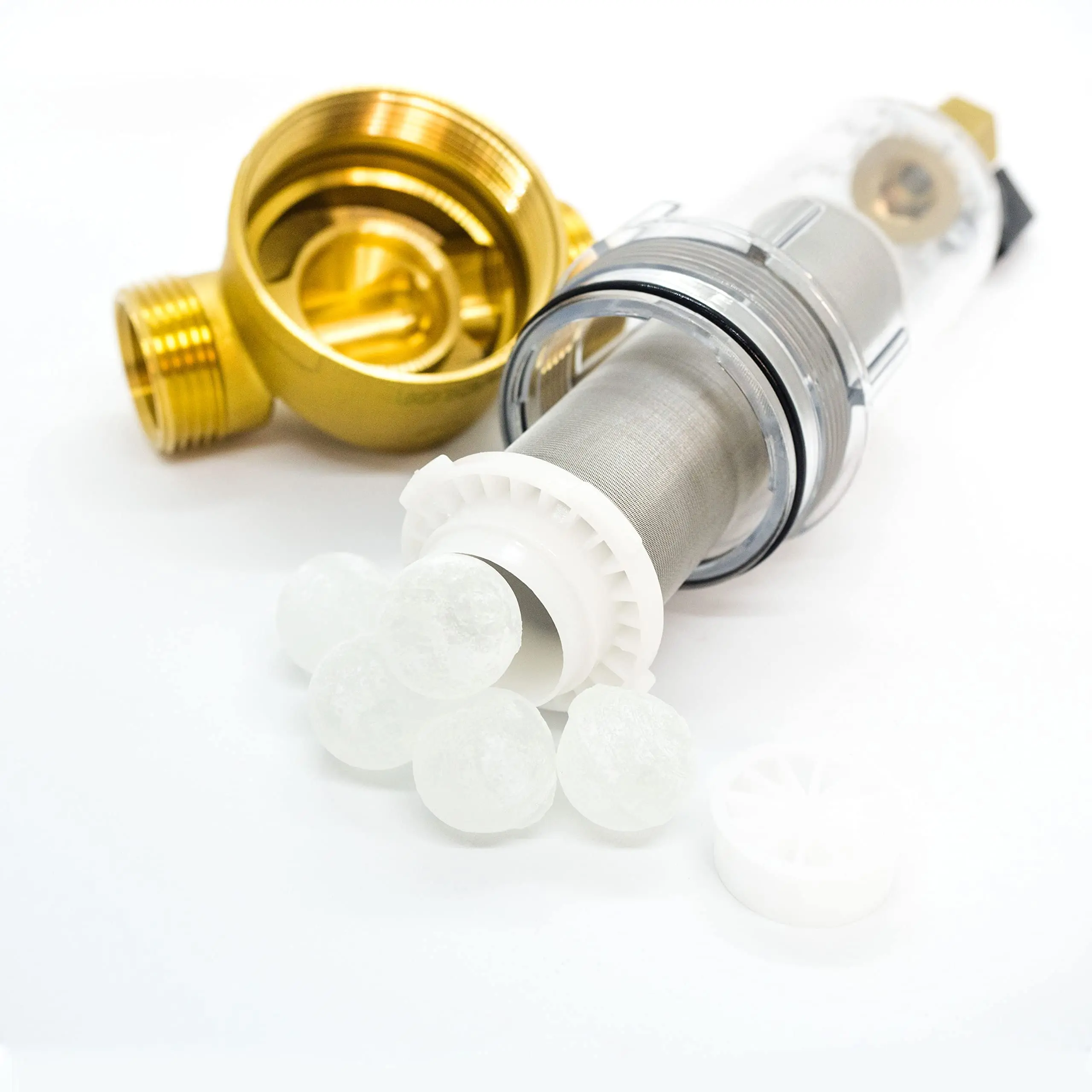 Home Water Main Line Pure Filter Ss Mesh Water Pre Filter 40 Micron Central Sediment Water Filter