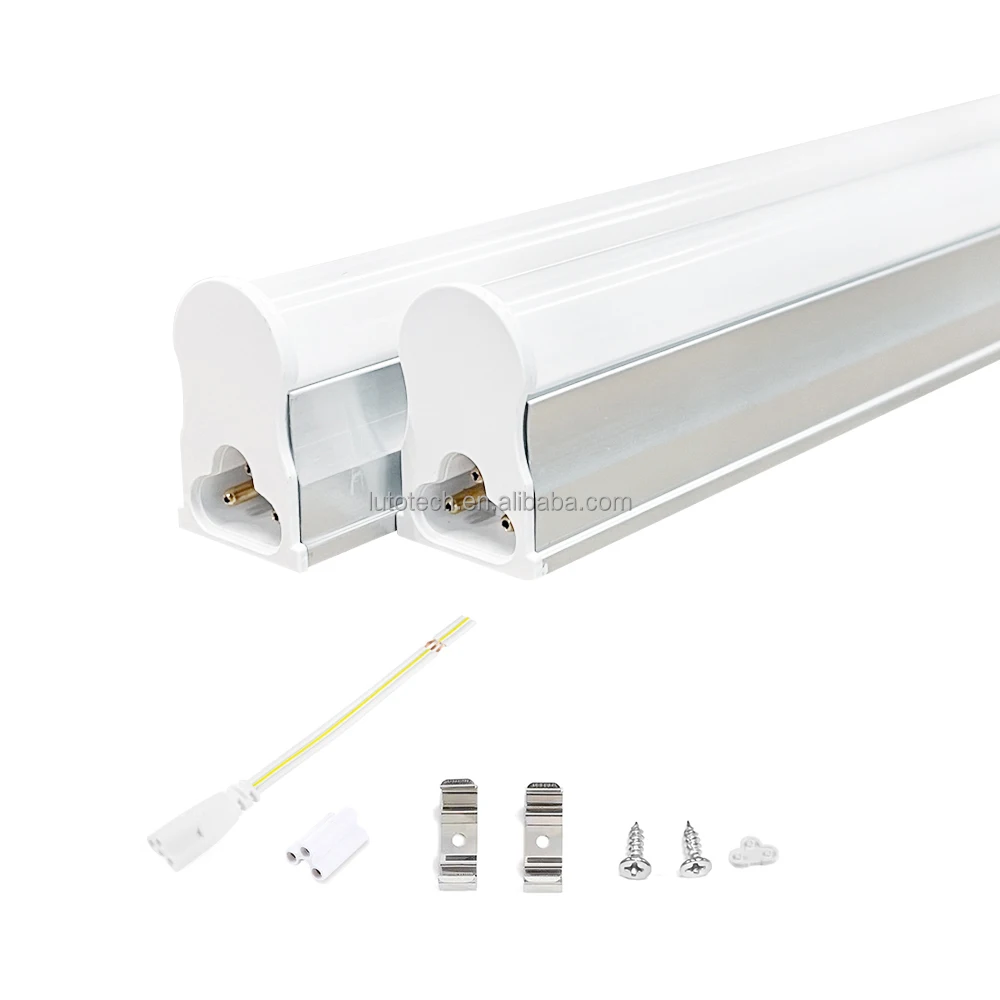 2ft 4ft 5ft LED Tube Lighting Aluminum PC T5 Color 220V IP44 Integrated LED Light Fixture Linear Lights for Home Office & Shop