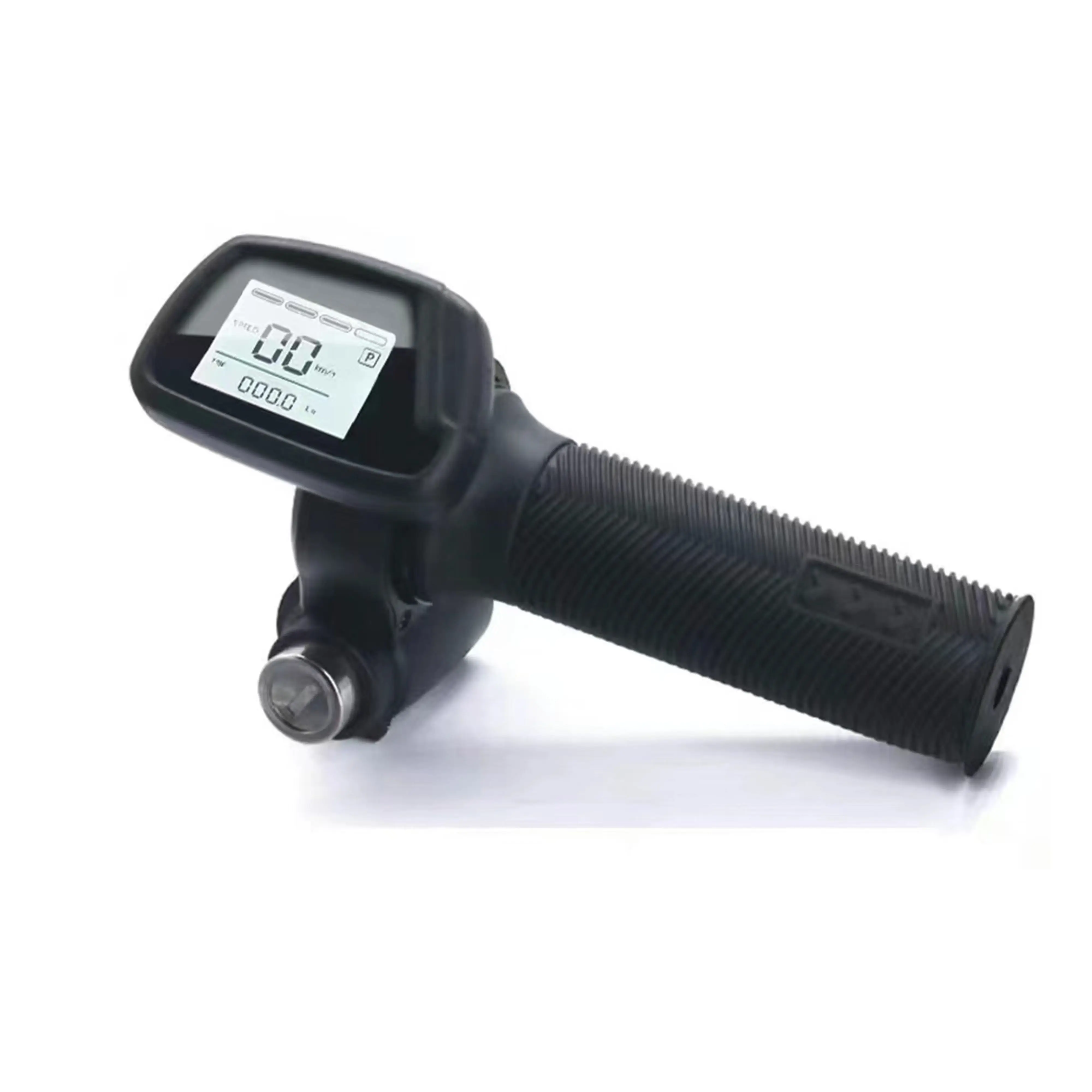 Electric Bicycle Scooter Motorcycle Tricycle Twist Throttle Speed led display Accelerator with Key and Handle Bar