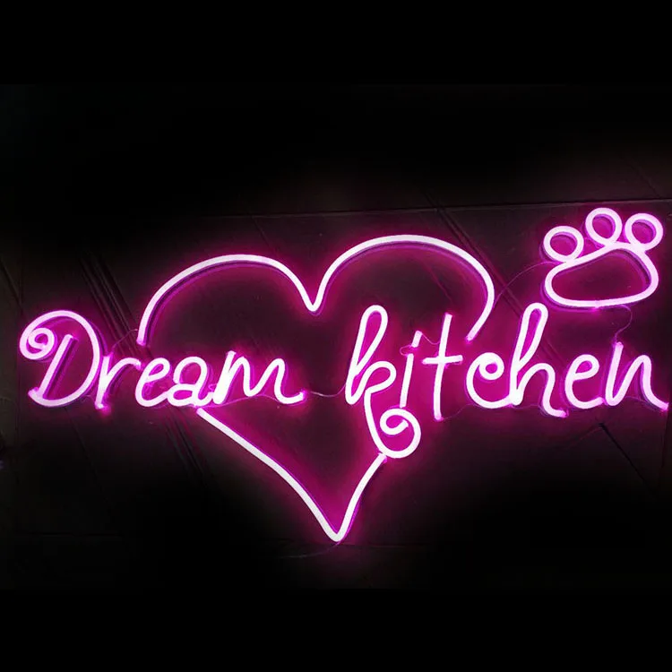 веб знаменитости Световой Характер производства личности Творческий вывески LED Гибкий неоновый свет Пояс световой char