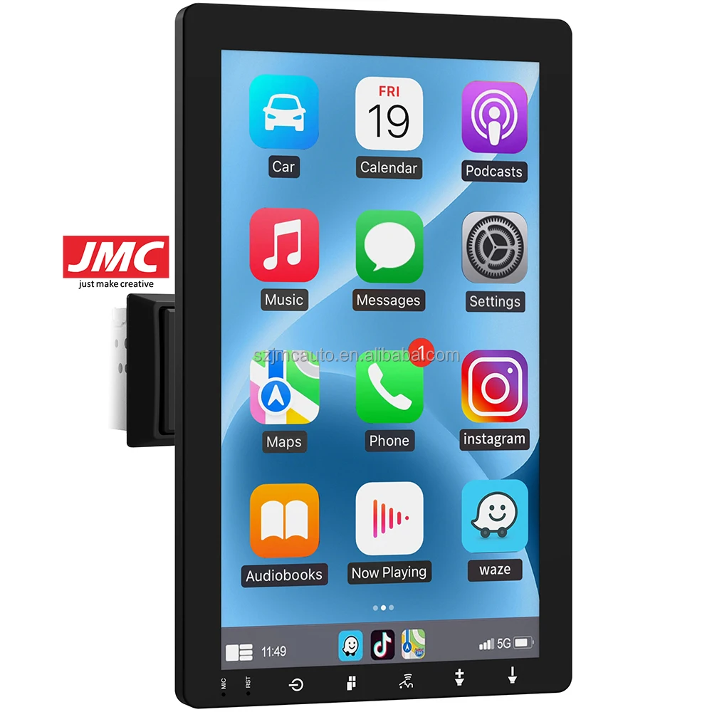 JMC Android 13 0 10 5 дюймов магнитола FM AM RDS GPS навигация WIFI BT Call USB музыкальный плеер беспроводной CarPlay Auto