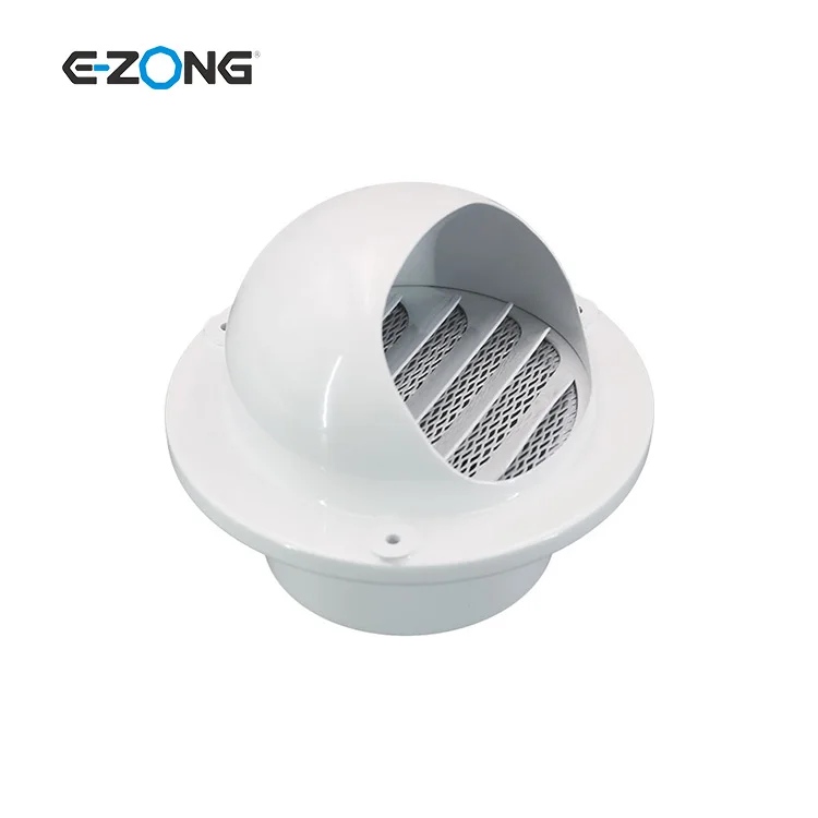 Aluminum exterior wall vent exhaust hood cap cover waterproof air vent cap