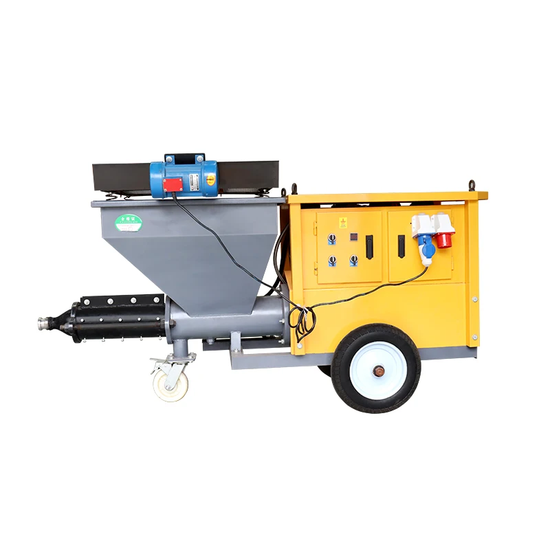 Style 711 Wall Screeding Plaster Mortar Spray Machine China Price For Cement  Concrete Mortar Plaster Spraying Machine