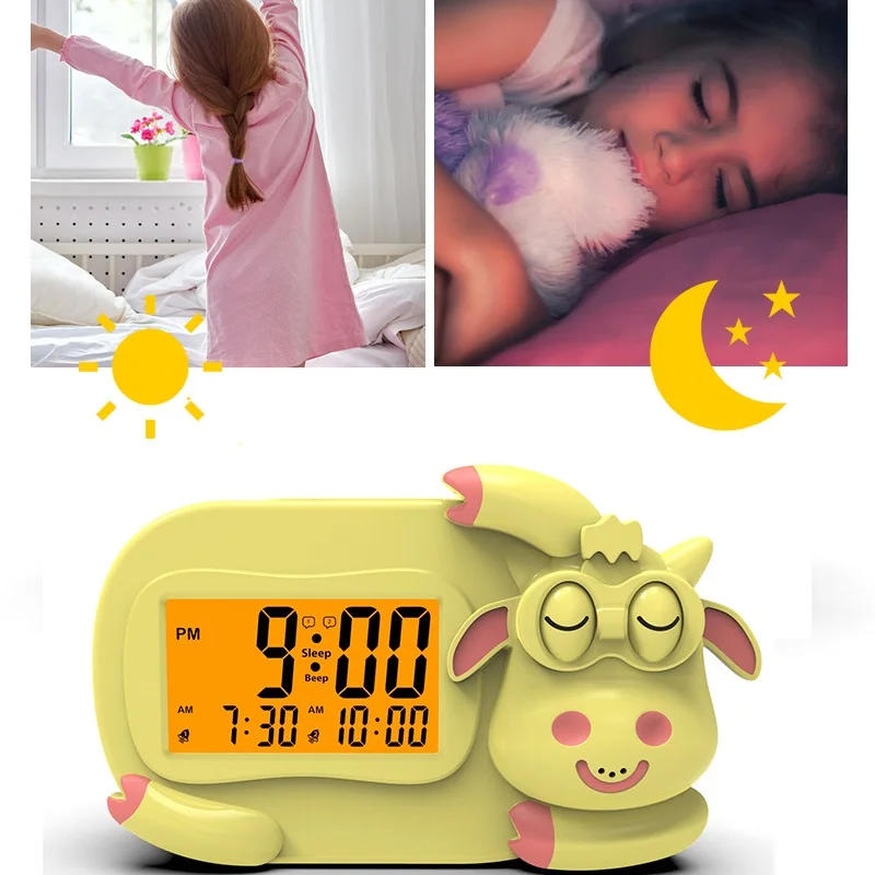 Toddlers Sleep Training Clock With Voice Recorder Alarm Clock Alarm Clock With Voice Recorder