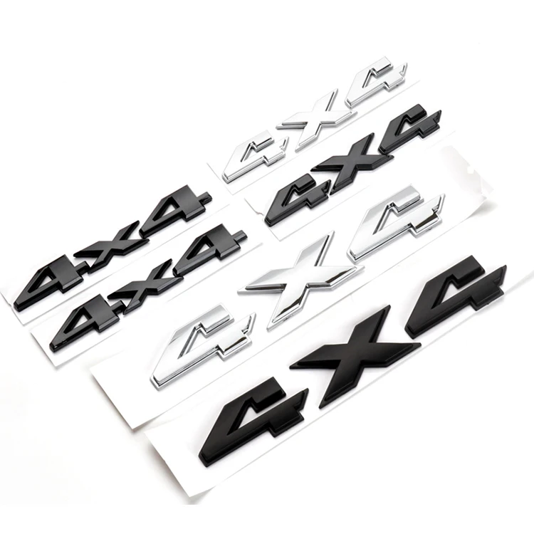 Latest Design Abs Nameplate Electroplating Customize Car 3D Letter Sticker