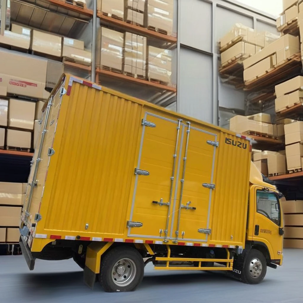 Легкий грузовик ISUZU 5T 150 л.с. 4x2 Euro 2 3 4 5 6 Lose Van грузовой автомобиль для логистики и экспресс-перевозок