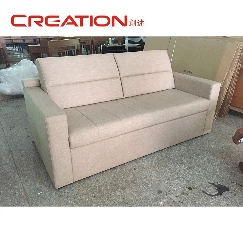Hot sale high quality custom made hotel sleeper sofa bed