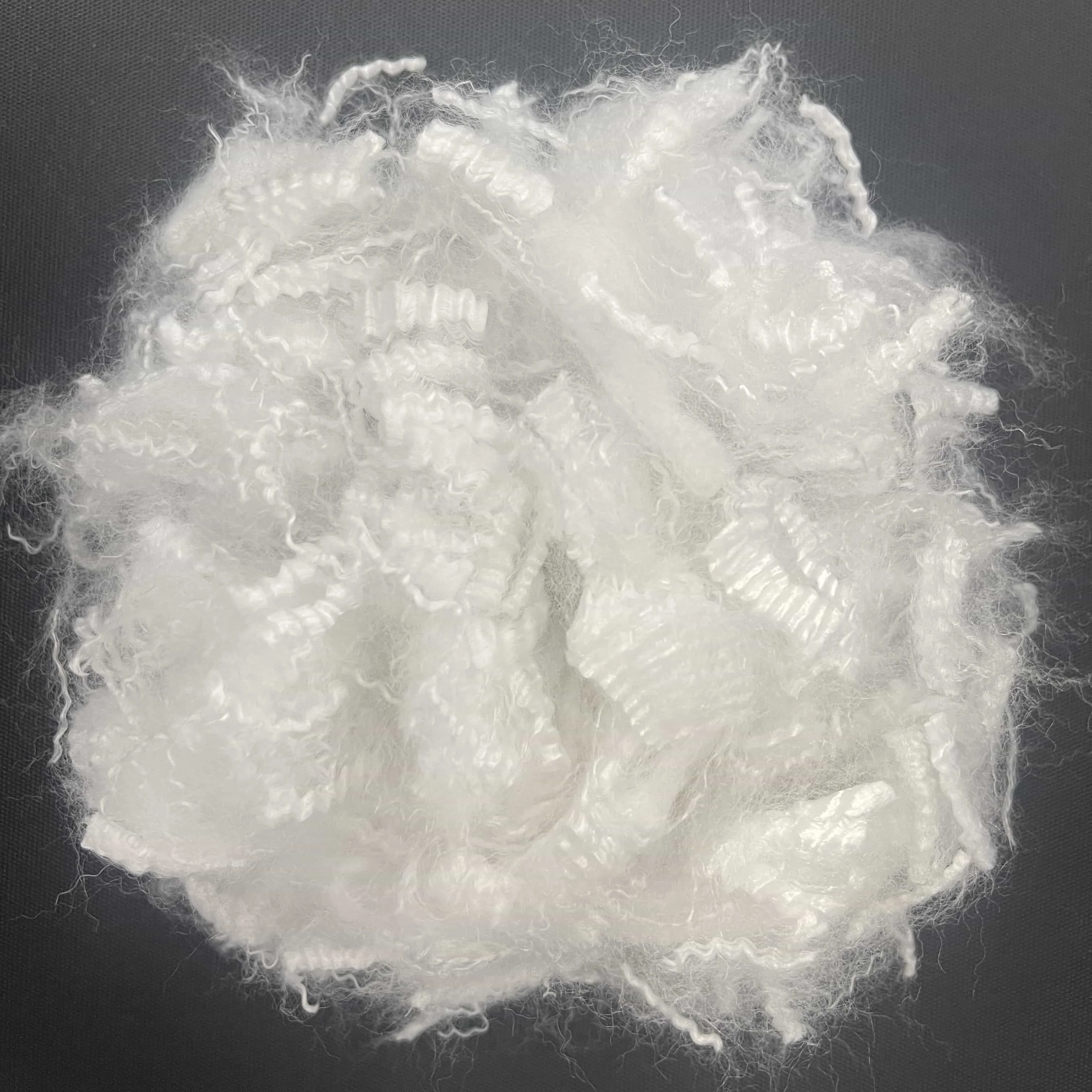 New 1.2D*25mm Polyester Fiber Materials Satple Fiber Fill Product No Silicon