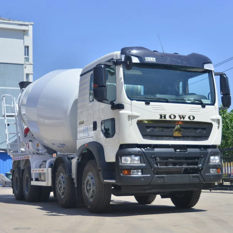 2023 2024 новый дизайн Howo TX самозагружается 8x4 12 колес 10 кубических Бетономешалка