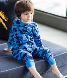 spring long sleeve Cartoon print baby clothes homewear pajamas Kids Clothing Sets boys Wholesale/ODM/OEM