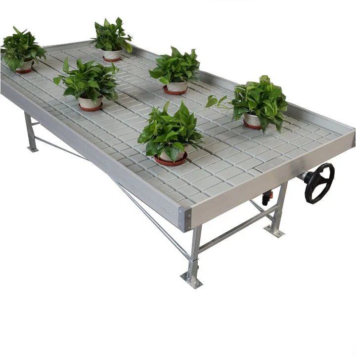 Новый завод гидропоники прожектор столы винт регулировки отливом и подвижного потока скамья