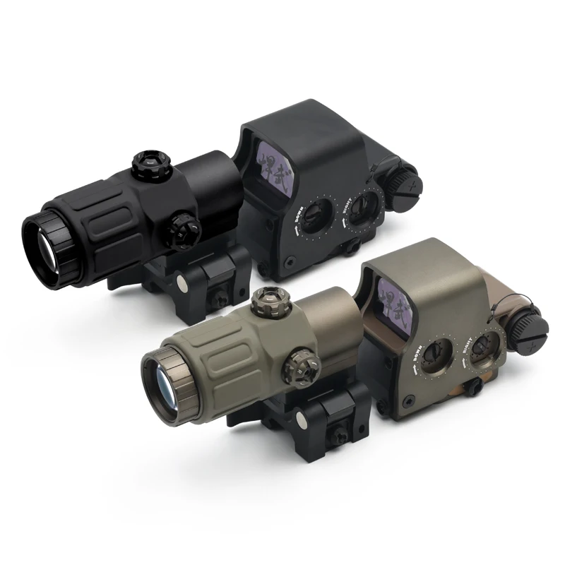Factory High Quality 558 Red Dot Holographic Sight with G33 3X Magnifier Sight Scope Combo