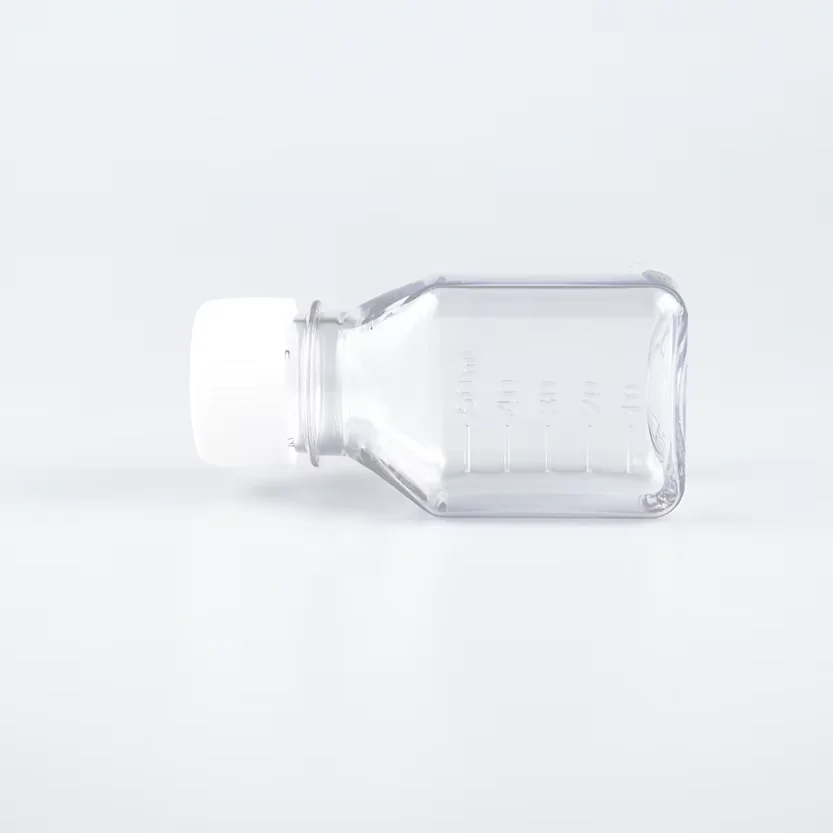 Хорошая цена, лабораторные квадратные стерильные медиаритные флаконы T0050, 50 мл, 60 мл для культивирования клеток, фетальная бычья сыворотка