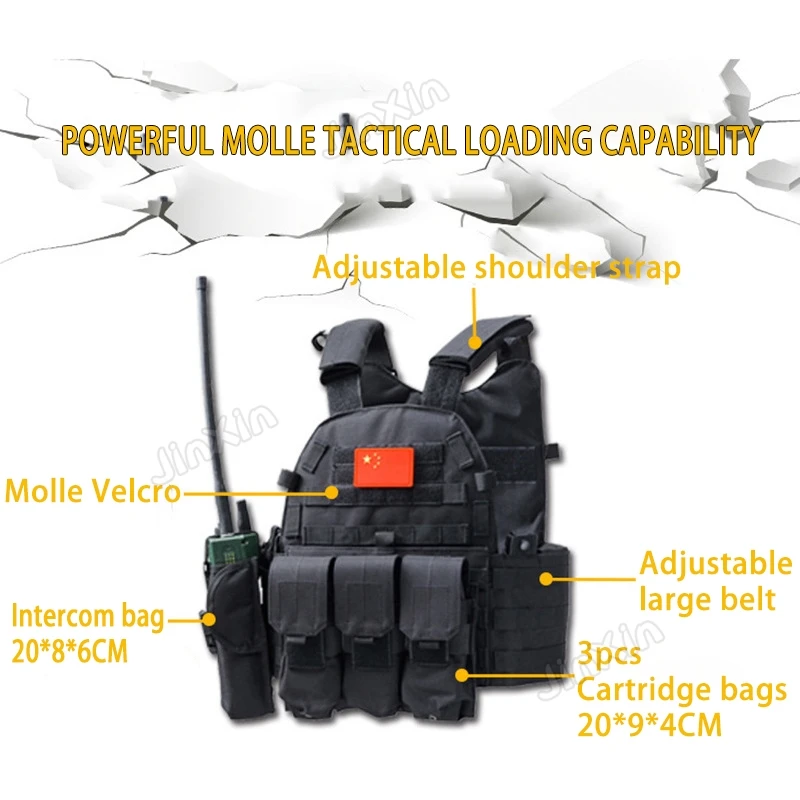 High Quality Adjustable Airsoft Military Molle Body Vest Tactical Vest