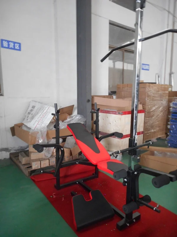 
Multi function weight lifting bench fitness gym equipment HREBH17C 