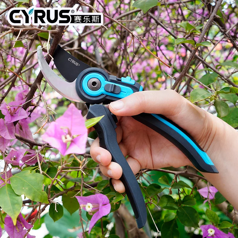 Professional Stainless Steel Pruning Shears Garden Tree Manual Fruit Picking Harvesting Shears
