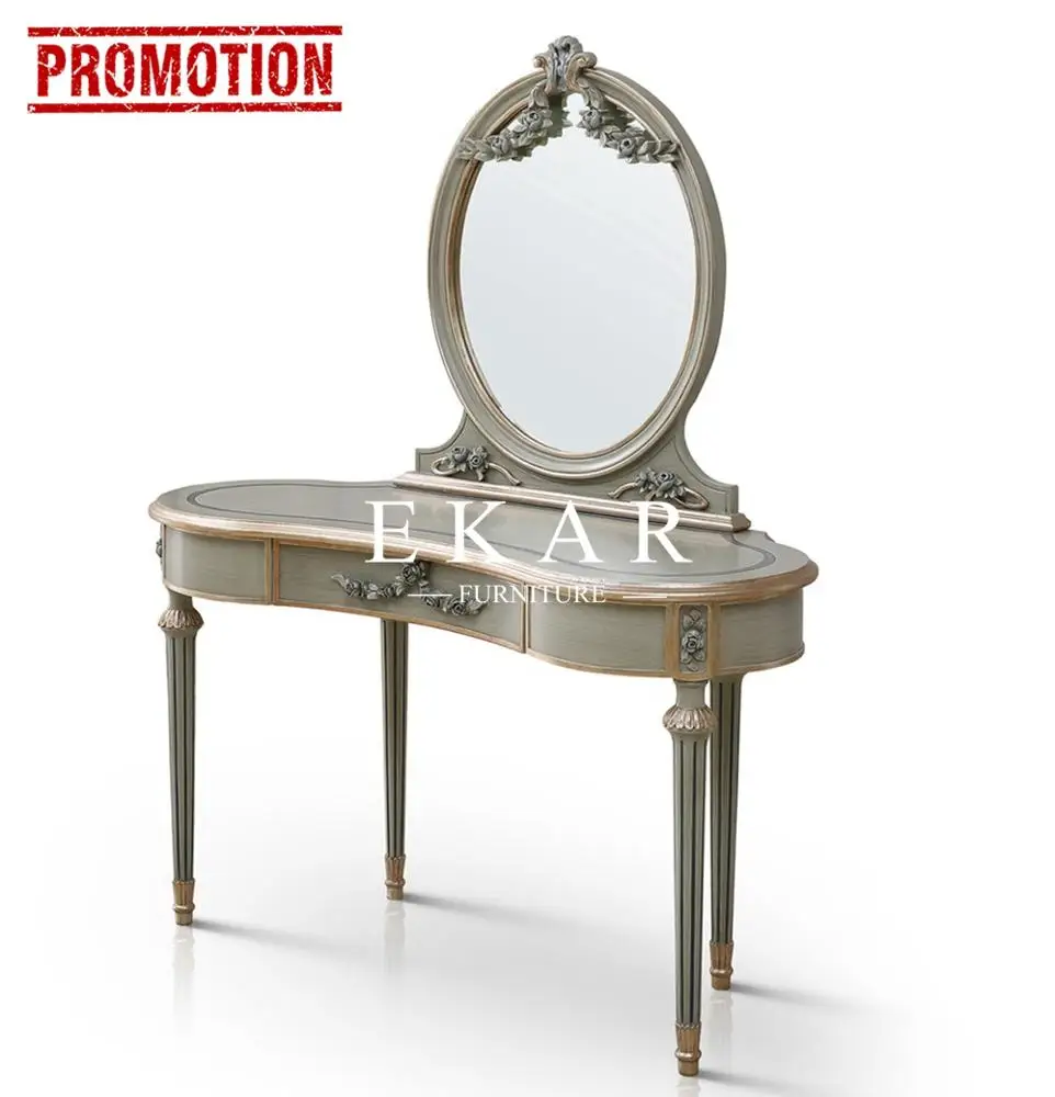 
Classic Dresser Carved Bedroom Furniture With Drawer Dressing Table 