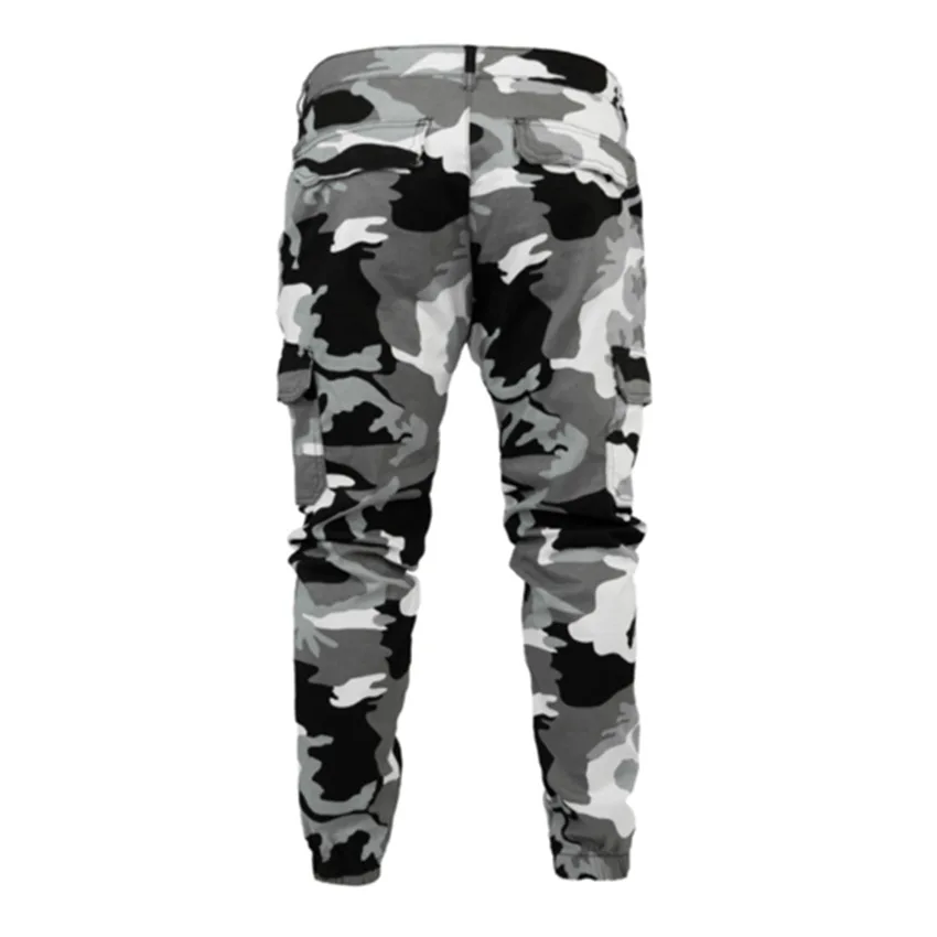 The new 2020 European and American camouflage trend all match tooling fashion urban mid rise daily men jeans