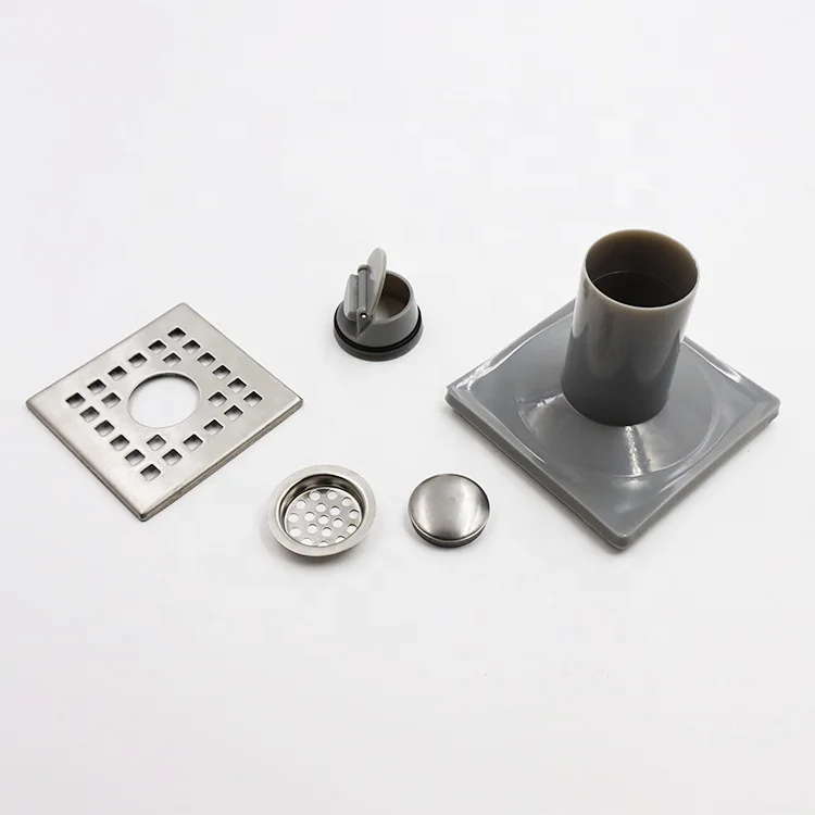 GUIDA 721027 100*100mm outlet 45mm ABS plastic washing machine drain shower room deodorant smart floor drain