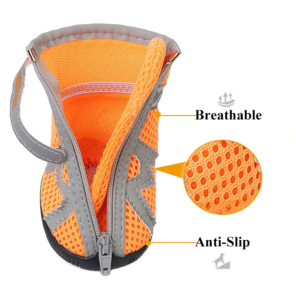 Hot Sale Mesh Breathable Medium Dog Shoes Dog Boots Paw Claw Protection Pet Shoes for Dogs