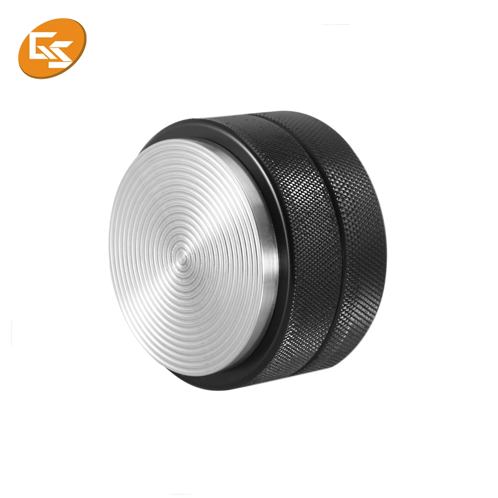 Coffee Distributor/Leveler Espresso Hand Tamper Adjustable Depth for Precision Tamping