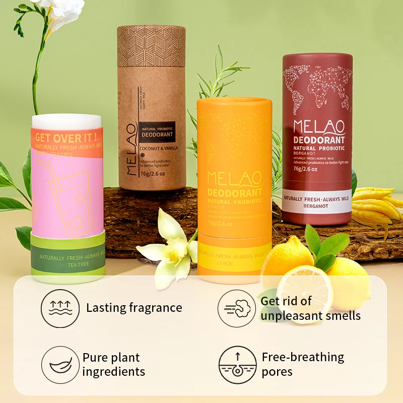 Smell Fresh Natural Roll On Deodorant Biological Balance Odor Neutralize Aluminum-Free Probiotic Deodorant