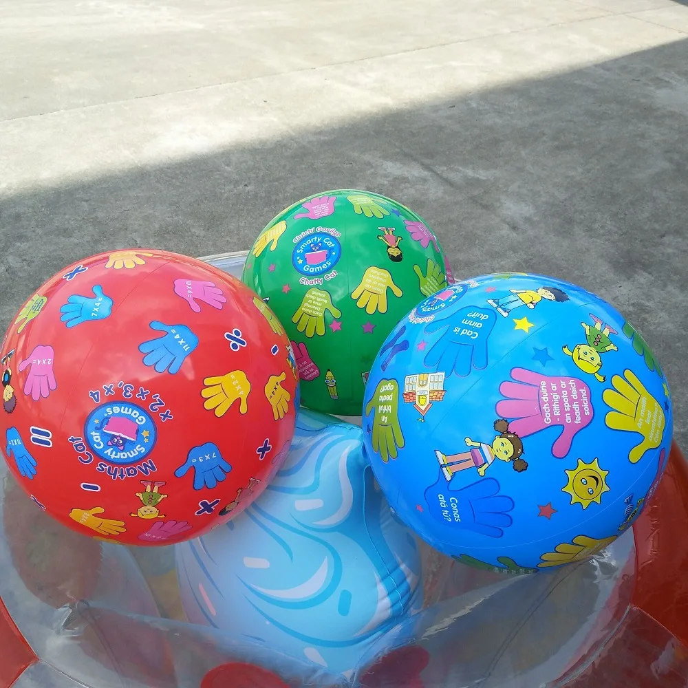 Inflatable Playground Ball Kickball Dodgeball Outdoor Soft Rubber Ball