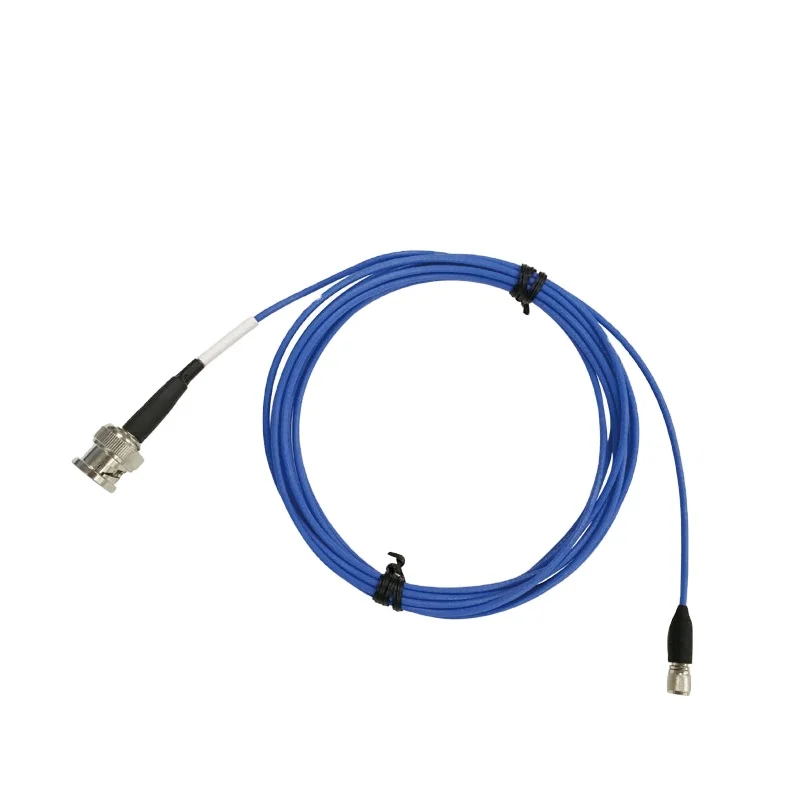 BNC Revolution 10-32, мужской датчик ускорения, подключение, синий настраиваемый кабель