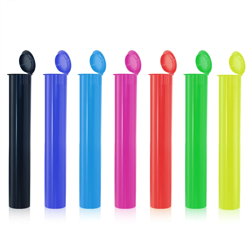 Wholesale Opaque 90mm 98mm 112mm 116mm 120mm Child Resistant Tube PP Plastic Pop Top Up Squeeze Bottle And Tubes