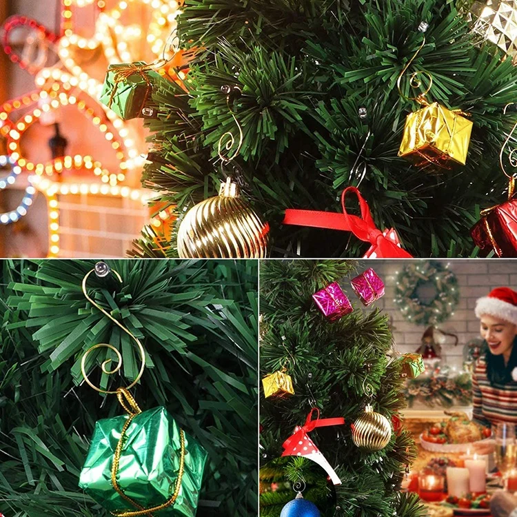 Christmas Ornament Tree Hangers Baubles Ball Metal Hook Xmas S Hooks