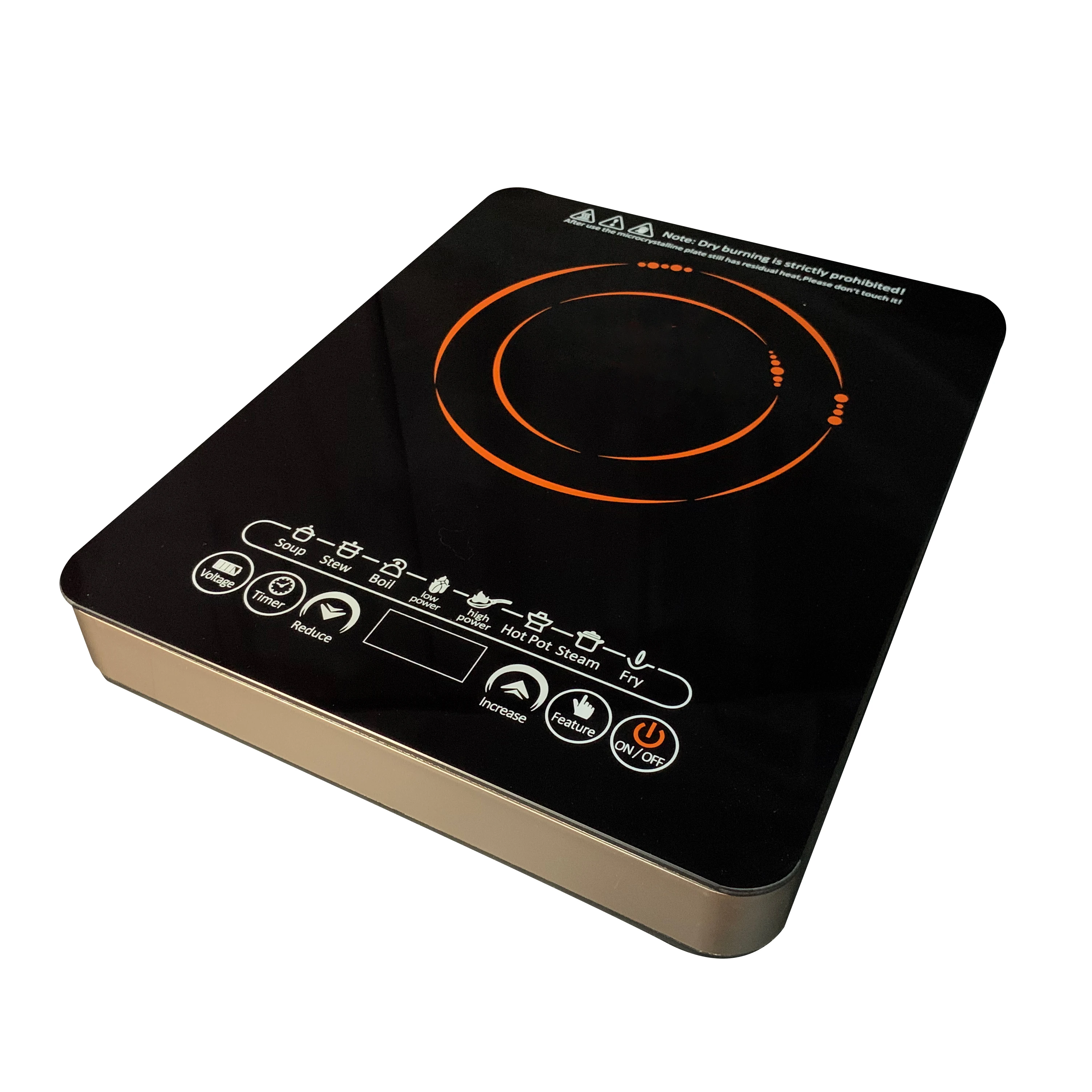 Home practical 2200W double fan factory direct selling induction cooktop
