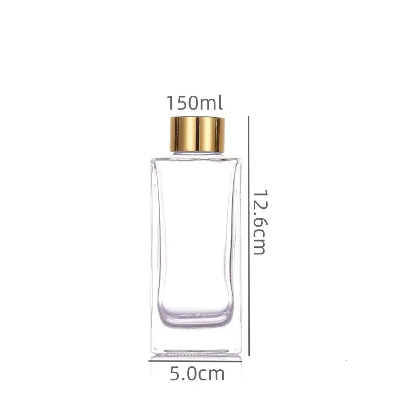 Wholesale custom perfume diffuser oil bottle 50ml 100ml 120ml 150ml fragrance bottle reed diffuser glass bottle