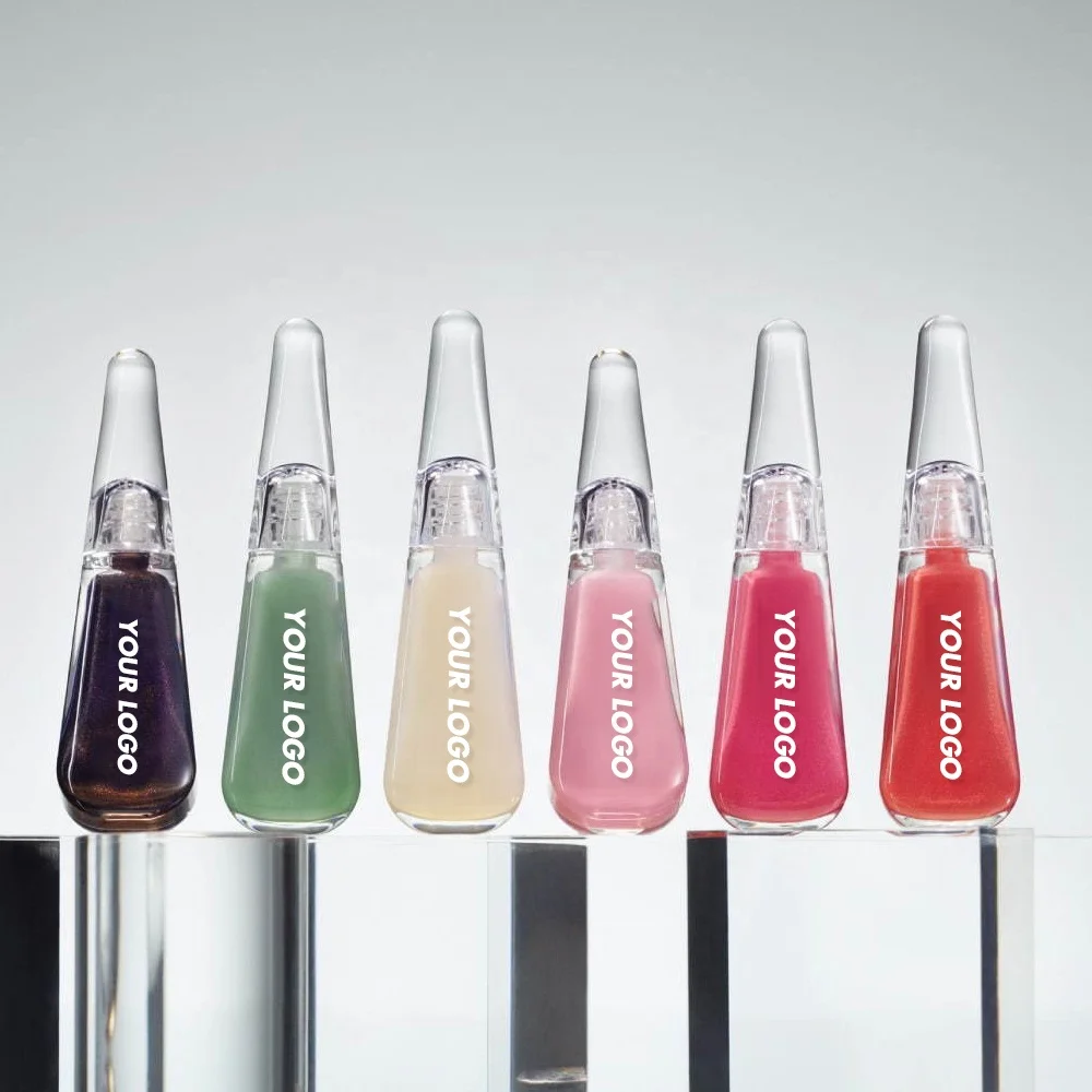 Custom Moisturizing Plump Lip Multicolor Gloss Lipbalm with Logo Natural Lip Treatment Care Oil Hydrating Private Label Lip Balm