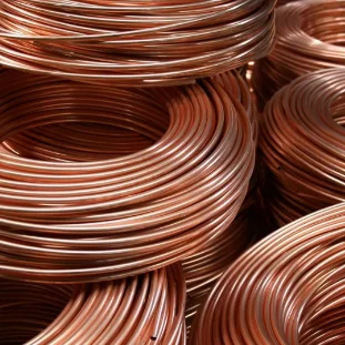 High purity copper  coil for air conditioning and refrigerator Copper pancake coils1/2-5/8 inch 15m